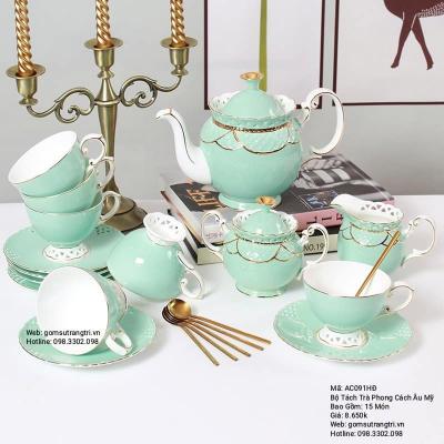 BỘ TÁCH TRÀ PHONG CÁCH ÂU MĨ